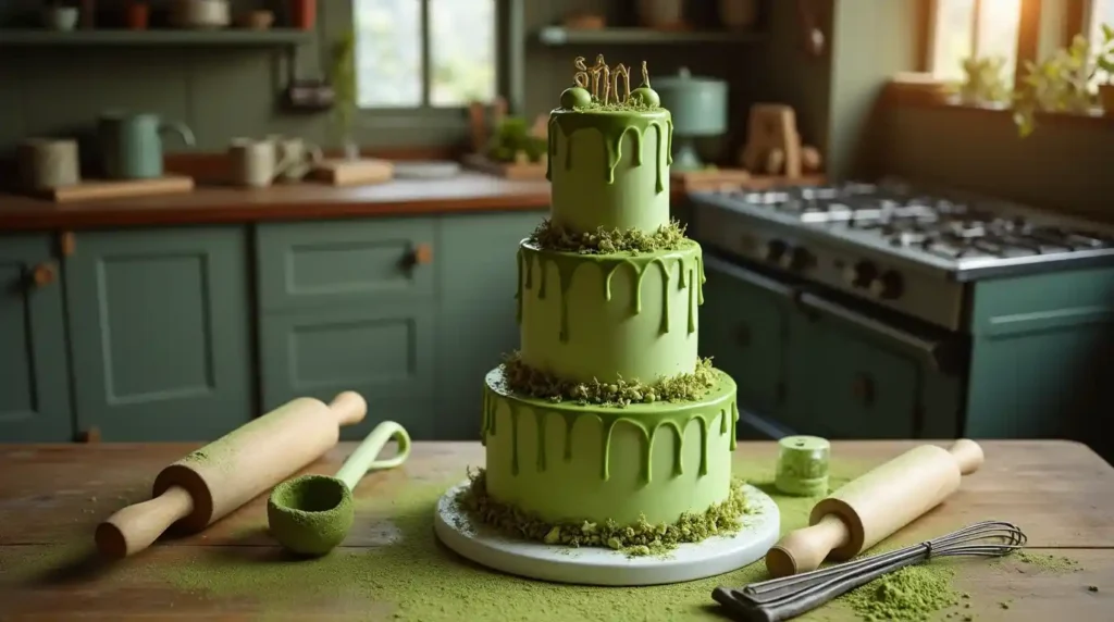 Matcha birthday cake recipe 2025