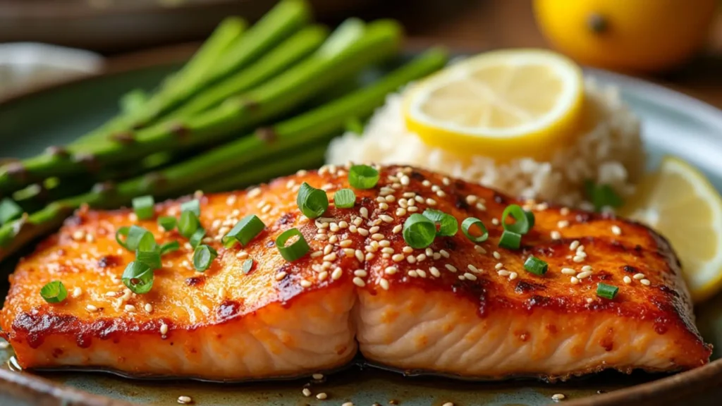 Air Fryer Honey Garlic Salmon