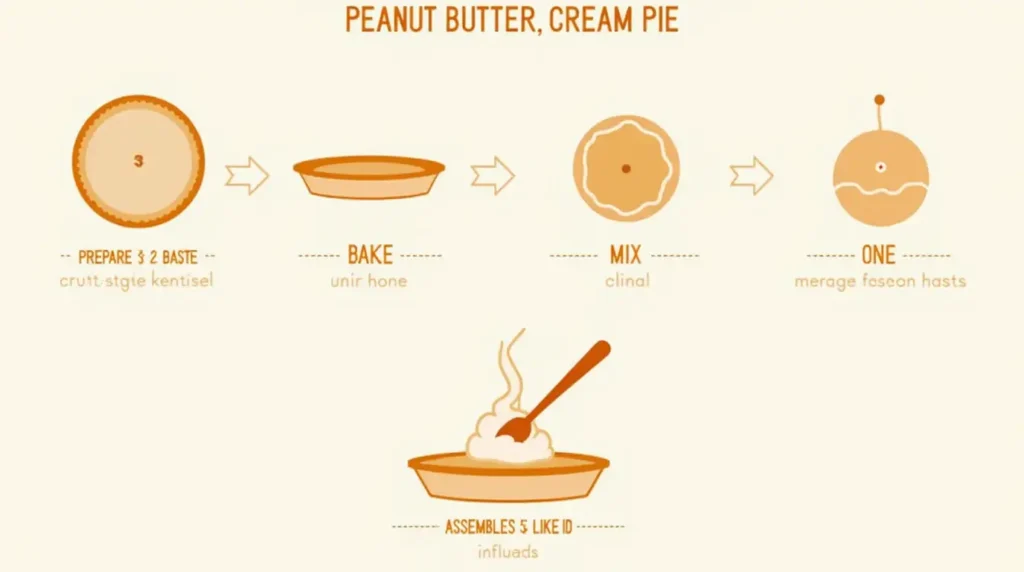 Amish Peanut Butter Cream Pie steps