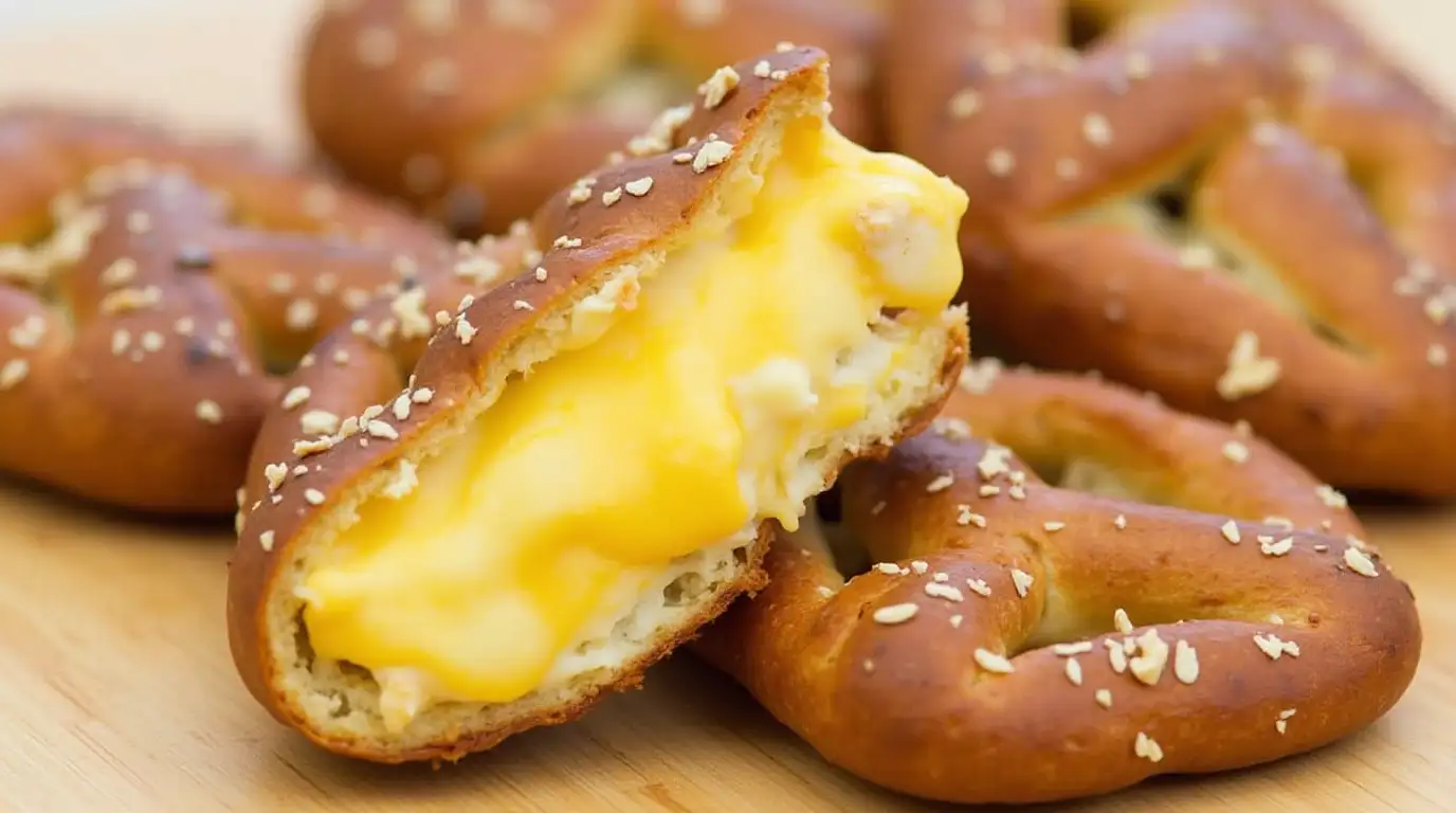 Cheese Stuffed Pretzels Recip