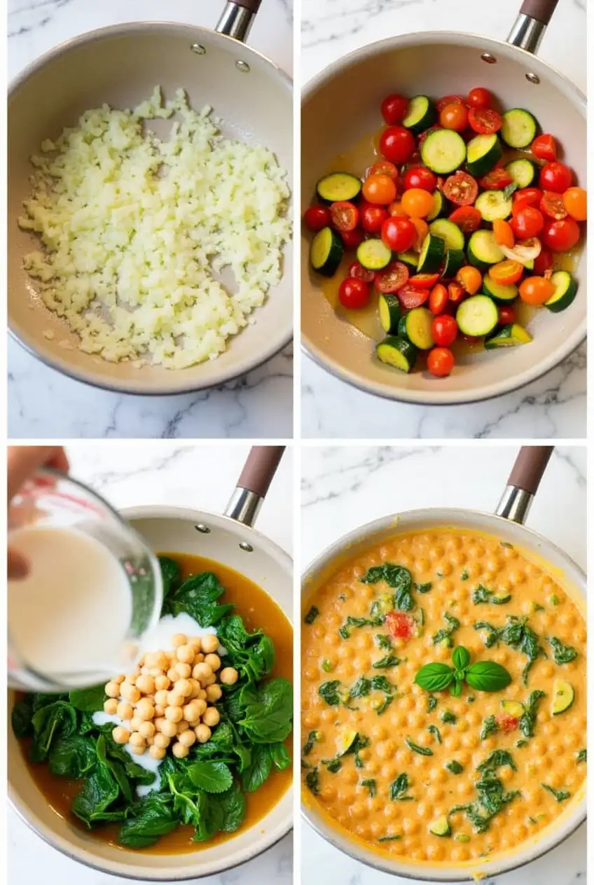 Vegetarian Dinner Recipes steps