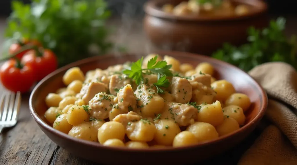 diabetic crockpot gnocchi and chicken