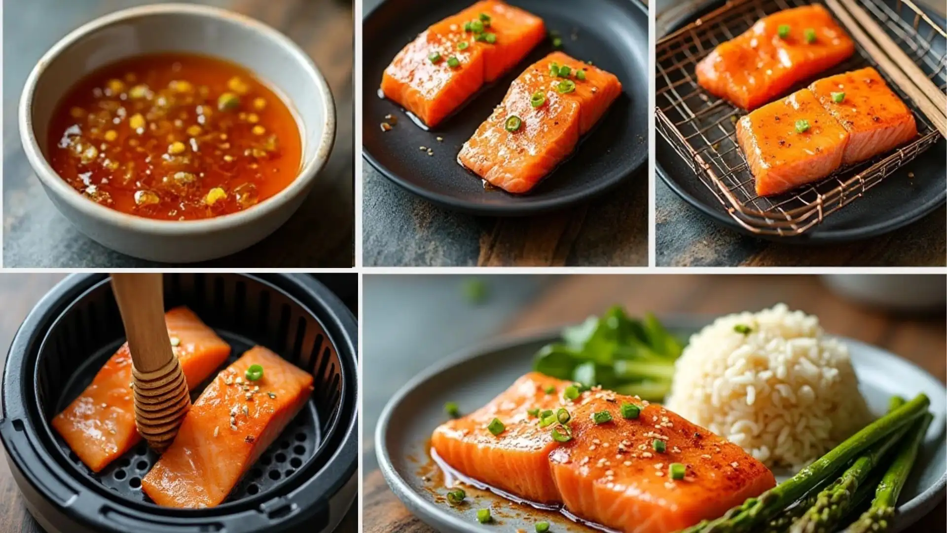 Direction for Honey Garlic Salmon