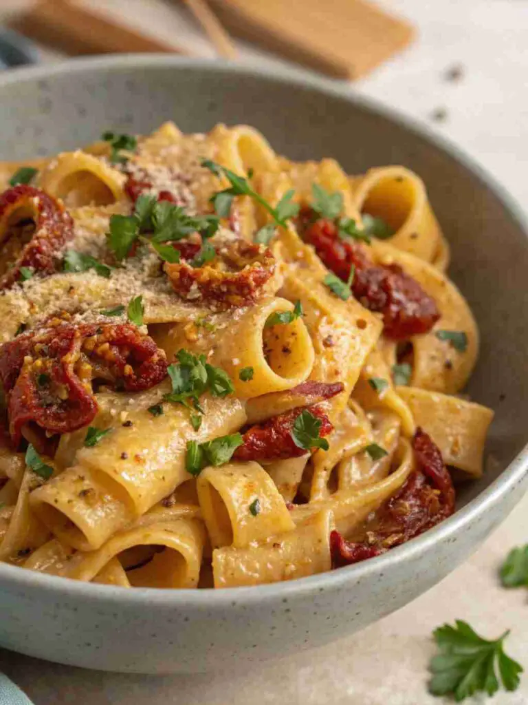 Creamy Sun-Dried Tomato Vegan Pasta 2 Creamy Sun-Dried Tomato Vegan Pasta